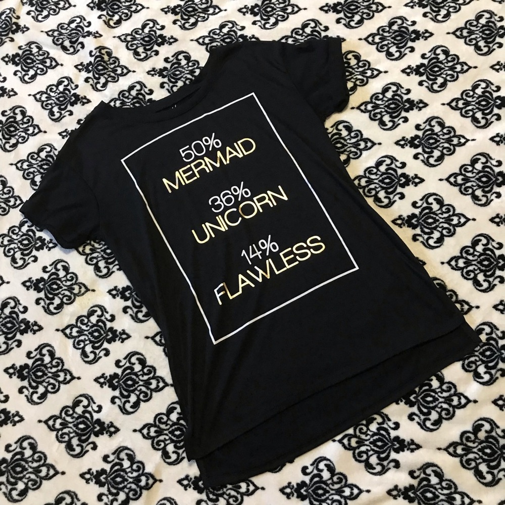 SOLD Mermaid 🧜‍♀️ & Unicorn 🦄 Tee